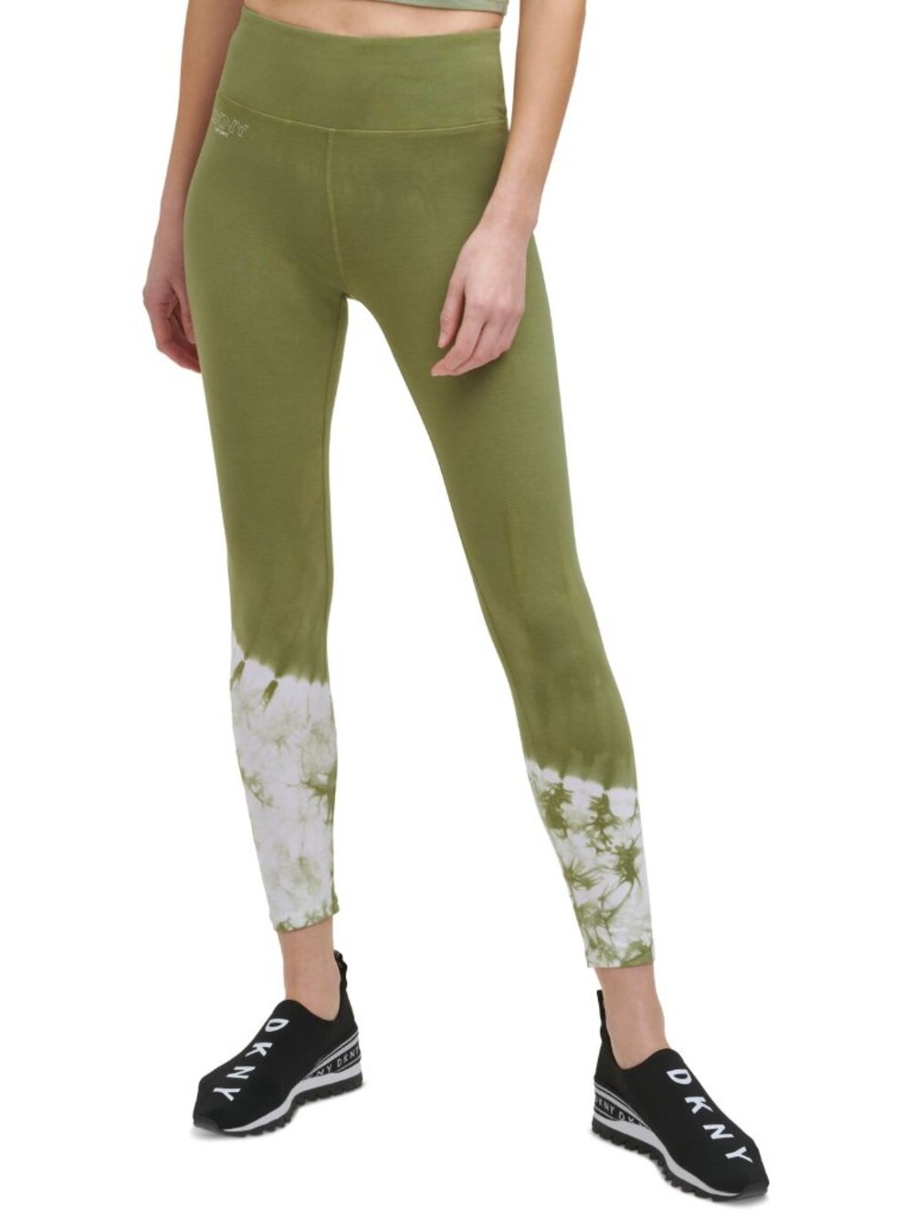 DKNY Womens Tie-Dyed 7/8 Leggings
